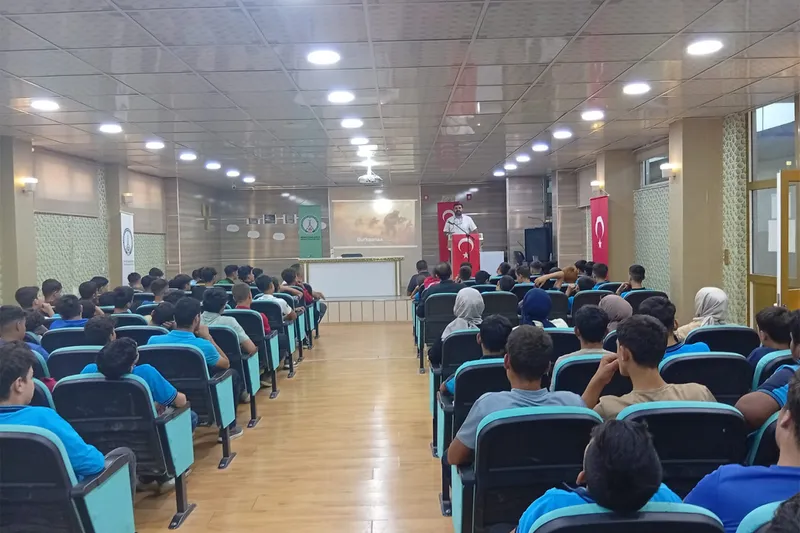 Şanlıurfa’da okullarda Filistin farkındalığı: Sumud Filosu üyesi Mehmet Ali Parlak öğrencilerle buluştu