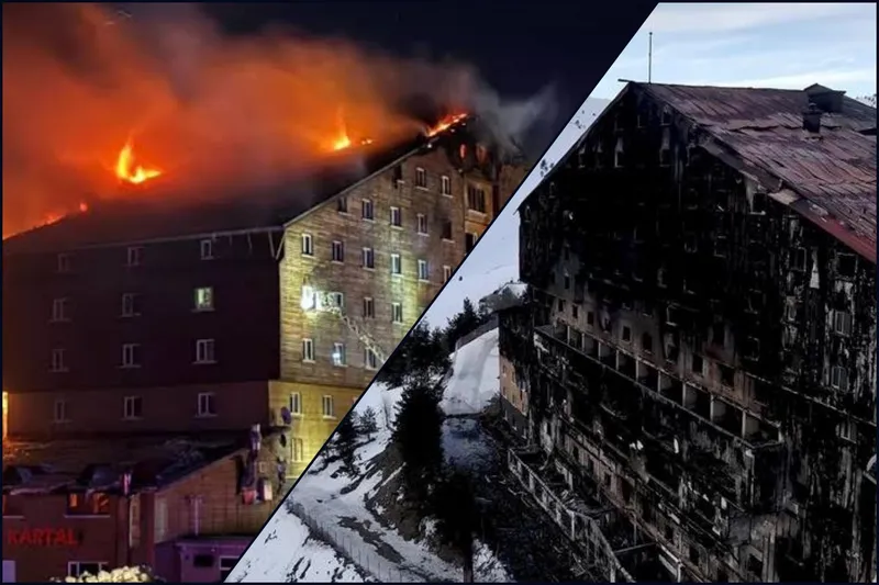 Kartalkaya’daki otel yangını davasında 11 sanığa ağırlaştırılmış müebbet hapis
