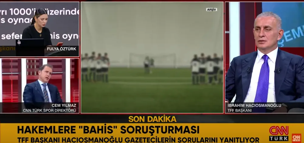 TFF Başkanı Hacıosmanoğlu: “Hakemlerle Başladık, Sıra Futbolcularda”