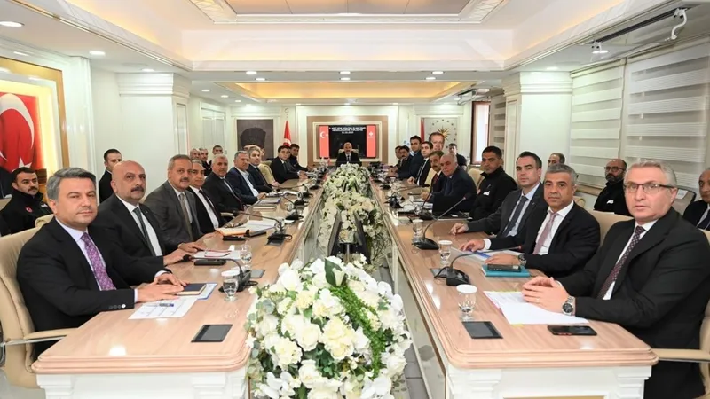 Batman’da İl Afet Risk Azaltma Planı değerlendirildi