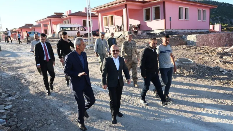 Vali Osman Varol, merkez köylerinde incelemelerde bulundu 