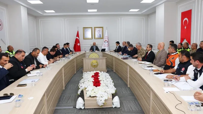 Cumhurbaşkanı Erdoğan’ın ziyareti öncesi Adıyaman’da güvenlik toplantısı 