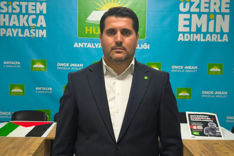 HÜDA PAR Antalya İl Başkanı Durmaz: Soykırımcıların yargılanması için çalışmalarımız sürecek