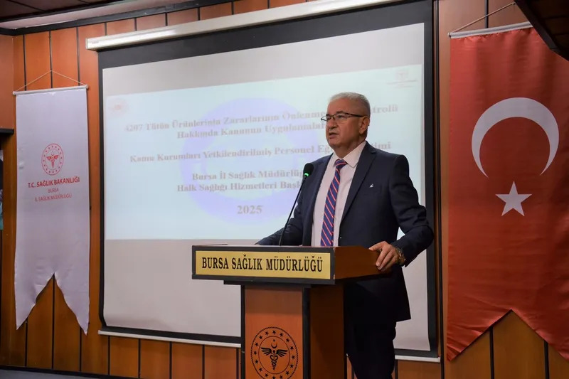 Bursa’da kamu kurumlarına tütünle mücadele eğitimi verildi