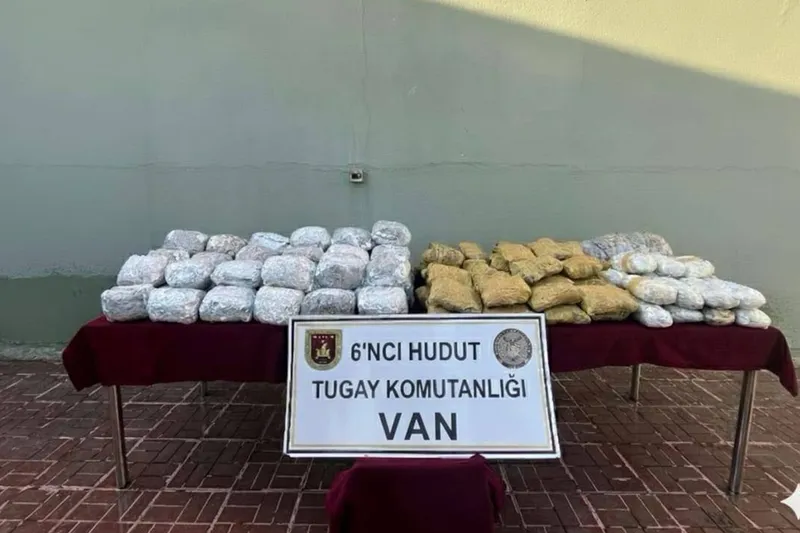 Van hudut hattında 109 kilogram uyuşturucu ele geçirildi