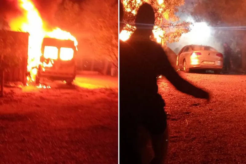 Yahudi çeteler Filistin köyünü bastı: Evler ve araçlar ateşe verildi