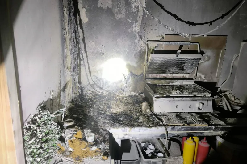 Batman’da bir kafenin mutfağında çıkan yangın paniğe neden oldu