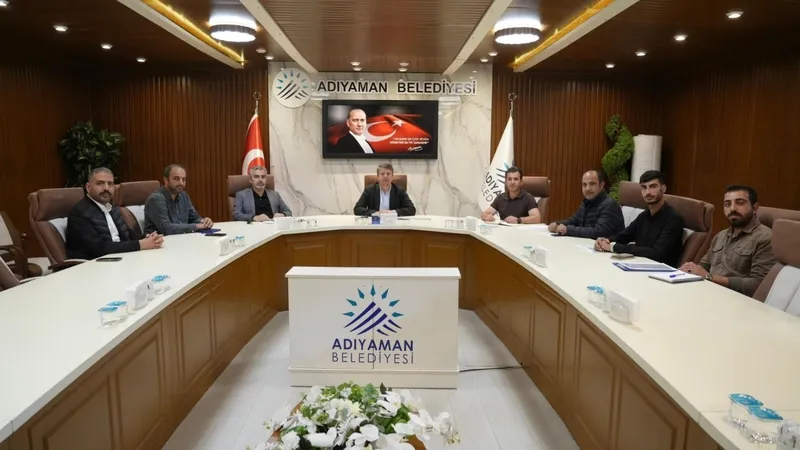 Adıyaman’da altyapı çalışmaları masaya yatırıldı 