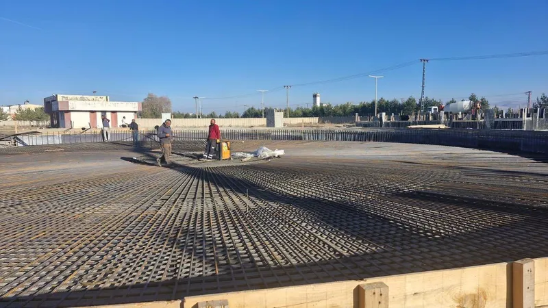 OSB’de 1. Kademe Atıksu Arıtma Tesisi inşaatı hızla sürüyor