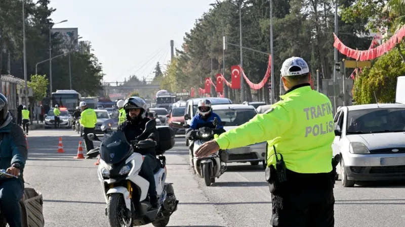 Adıyaman’da motosiklet ve motorlu bisiklet denetimleri sürüyor 