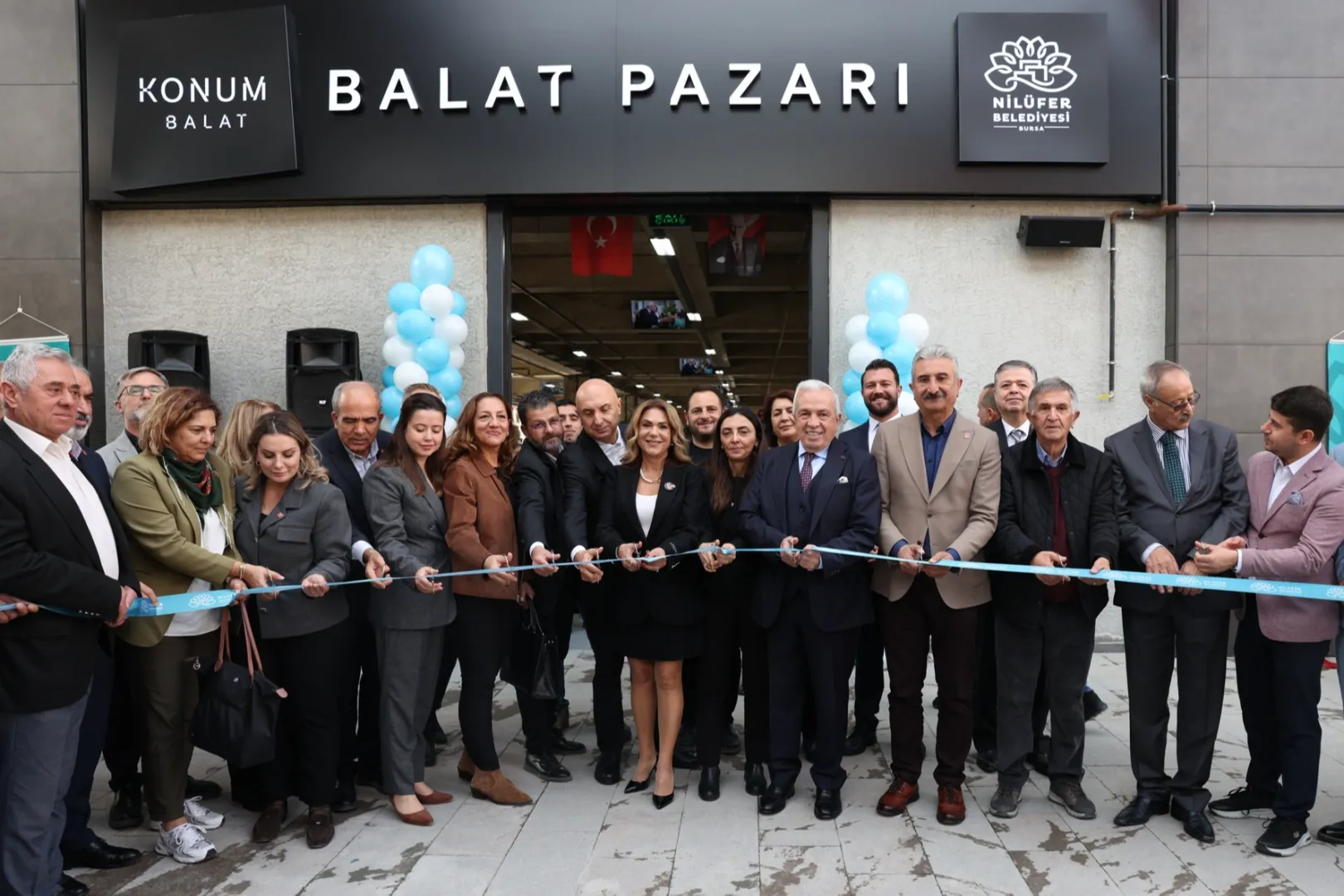 Nilüfer’in modern pazar alanı Balat’ta hizmete açıldı