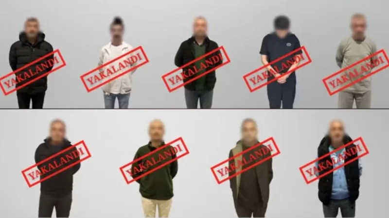 Kırmızı bültenle aranan 9 suçlu Türkiye