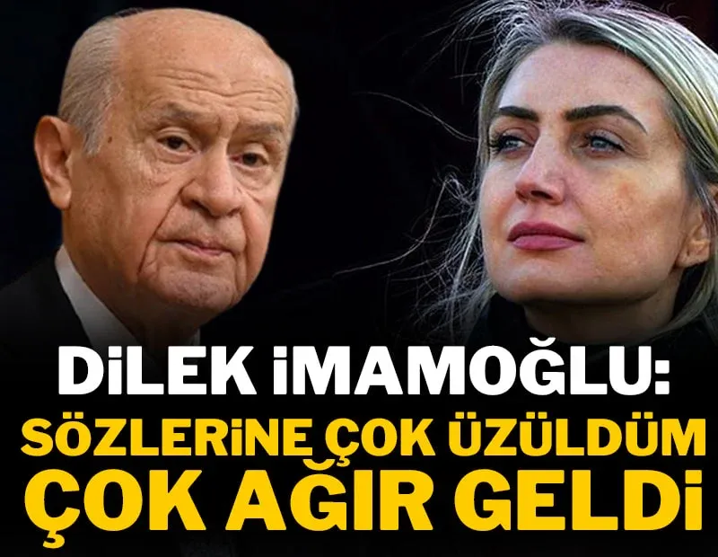 “Dilek İmamoğlu’ndan Bahçeli’ye Sert Tepki: ‘Bu Sözler Bize Çok Ağır Geldi’”