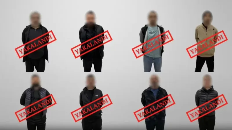 Kırmızı bültenle aranan 8 kişi Gürcistan’da yakalandı  - Videolu Haber