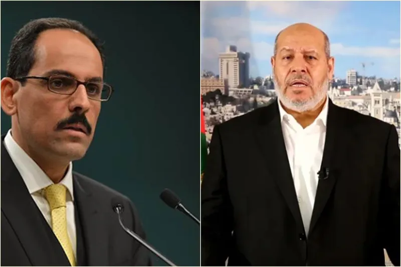 MİT Başkanı Kalın, HAMAS heyetiyle görüştü