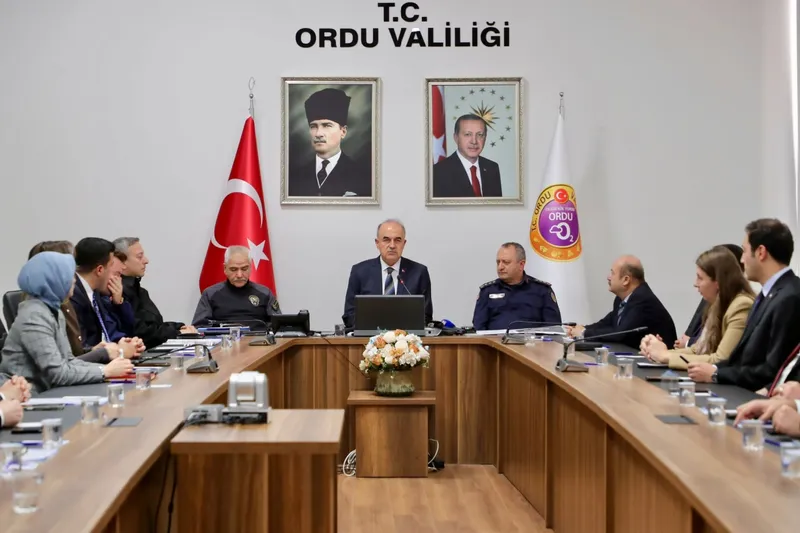 Ordu Valisi Erol: “Olay sayılarında, 2025 yılının ilk 10 ayında geçen yıla oranla yüzde 11 azalış yaşanmıştır”