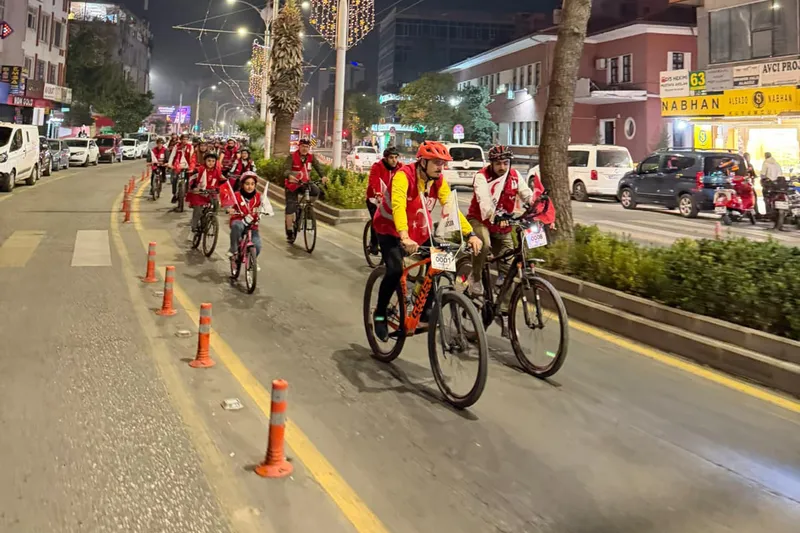 Şanlıurfa’da Kızılay Haftası’na özel bisiklet turu düzenlendi