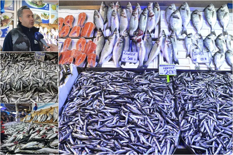 Soğuk havalar balık tezgahlarını canlandırdı