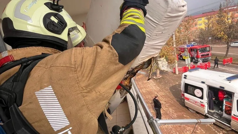 Kahramanmaraş’ta müstakil evde yangın: 1 yaralı 