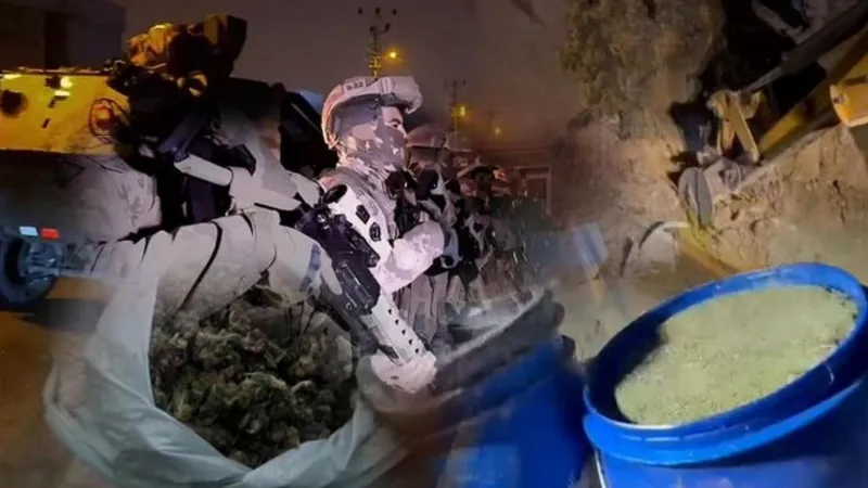 29 ilde operasyon: 1 ton 628 kilo uyuşturucu ele geçirildi