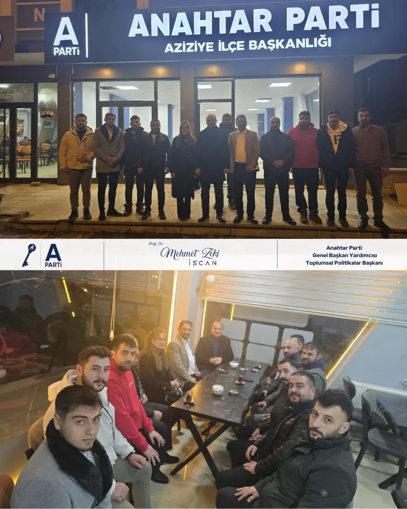ANAHTAR Parti’den Aziziye’ye Yakın Takip: Genel Başkan Yardımcısı İşçan İlçe Binasını İnceledi