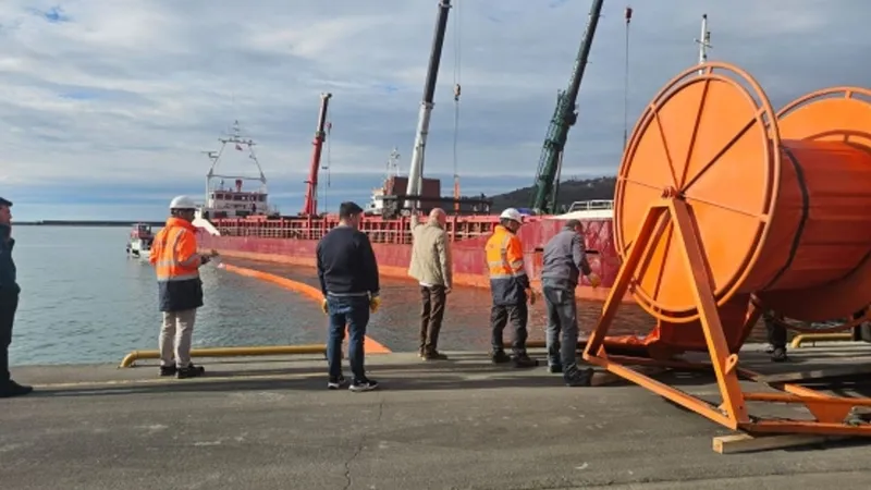 Bozhane Limanı’nda deniz kirliliği tatbikatı yapıldı