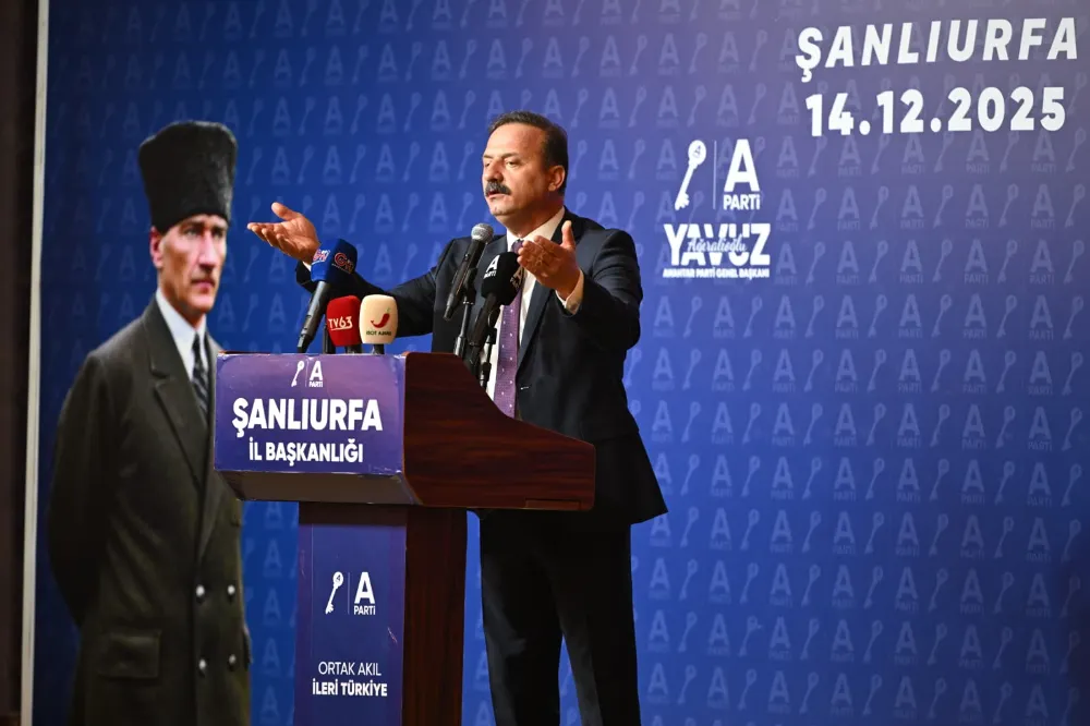  YAVUZ AĞIRALİOĞLU ŞANLIURFA’DAN SESLENDİ: CUMHURBAŞKANLIĞI DAHİL BÜTÜN MAKAMLARA TALİBİZ!