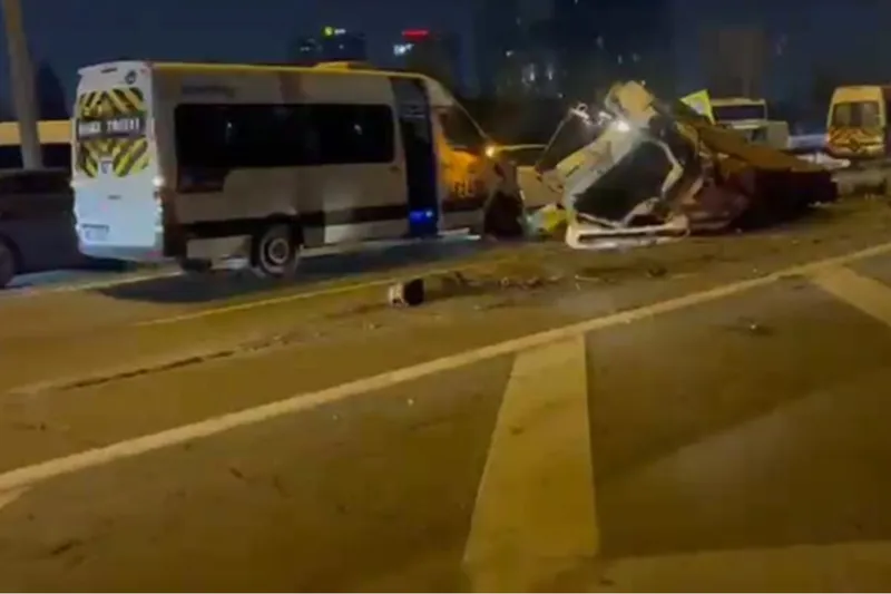 TEM Otoyolu’nda zincirleme kaza