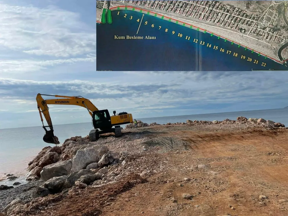 Kumluca Kum Mahallesi Sahiline Erozyon Önleyici Proje Geliyor