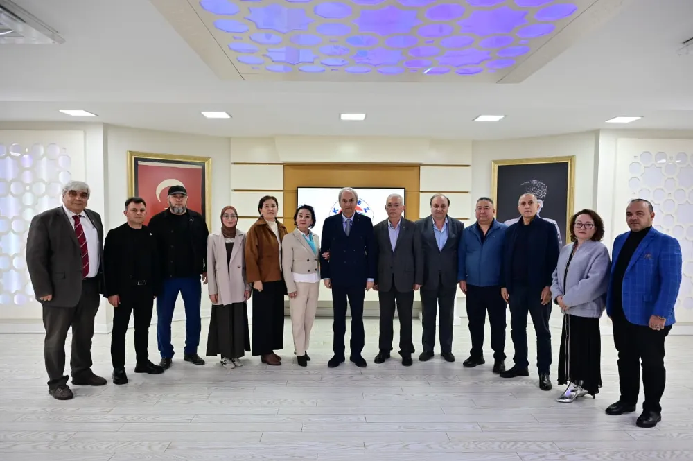 Türk Dünyası Antalya Dayanışma Birliği’nden Kepez Belediyesi’ne Anlamlı Ziyaret
