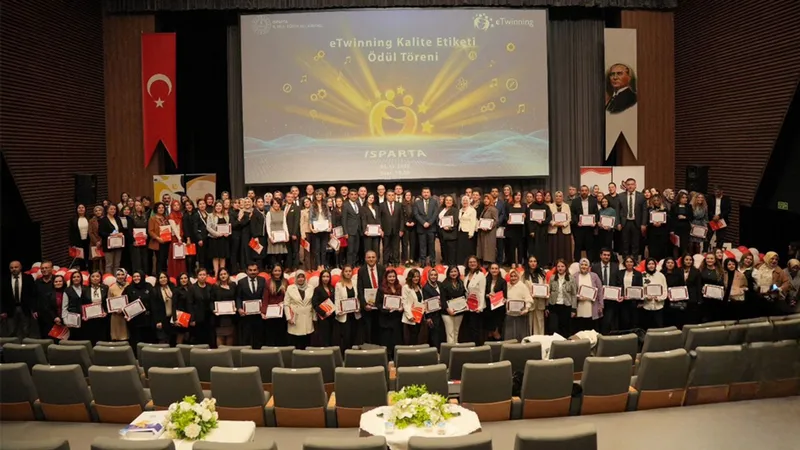 Isparta’da eTwinning başarısı: 204 öğretmene kalite etiketi