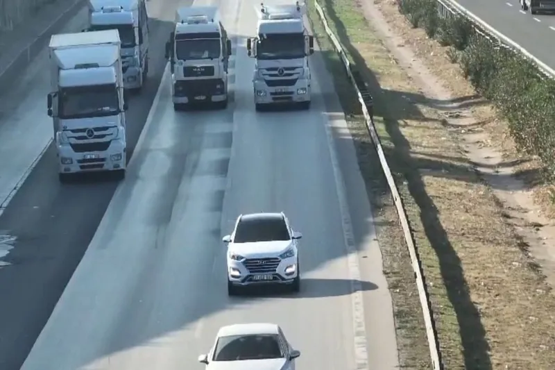 Gaziantep’te dron destekli trafik denetimi: 63 bin araç sorgulandı
