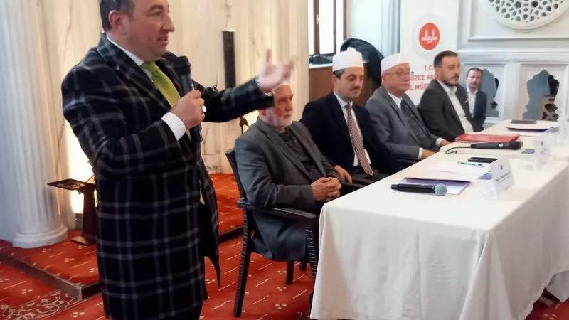 Düzce’de  müftülük “Engelliler için panel” düzenledi