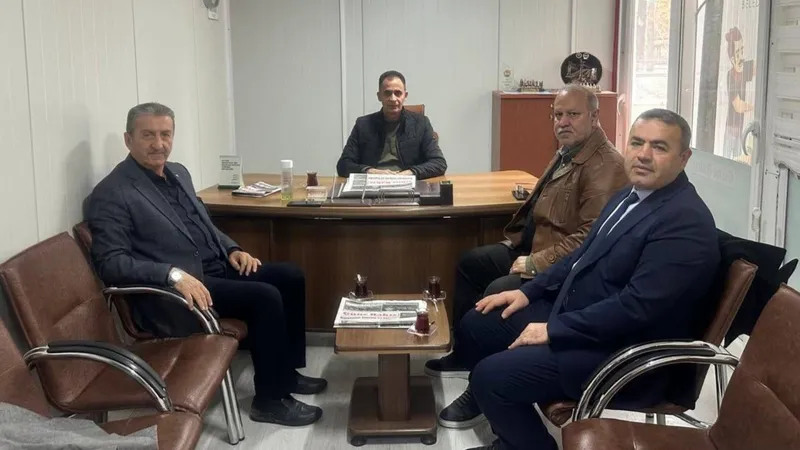 Adıyaman Kent Konseyi’nden Güne Bakış Gazetesi’ne tebrik ziyareti 