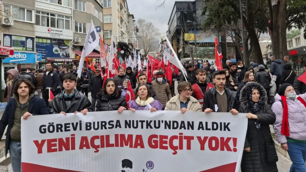 TLB ve CKD açılıma karşı meydana indi! Bursa Nutku yemini ettiler