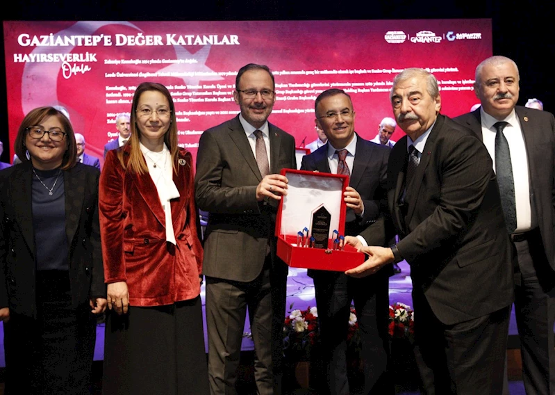 Gaziantep’e değer katanlar ödül töreni 