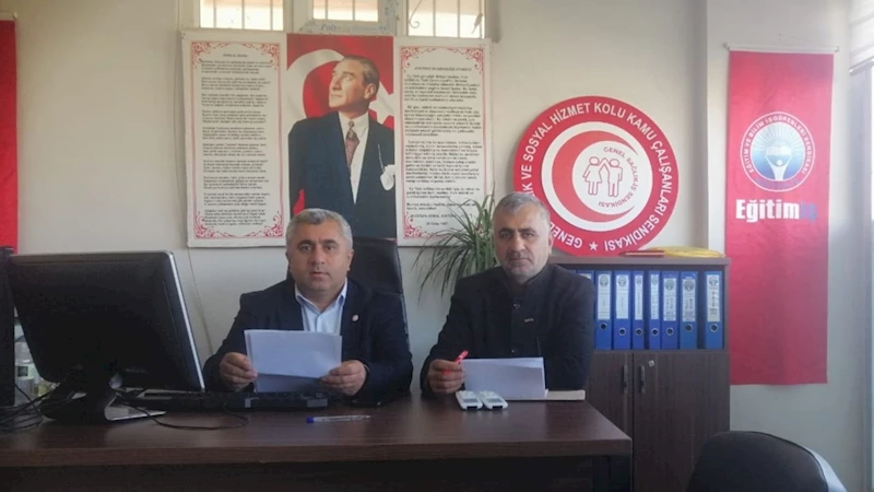 Genel Sağlık İş Sendikası Adıyaman İl Başkanı Hasan Aytemir: 
