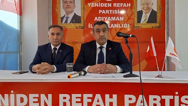 Yeniden Refah Partisi Adıyaman İl Başkanı İsmail Demir: 