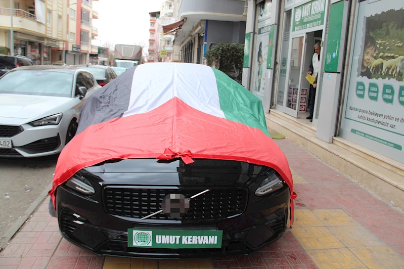 Batmanlı hayırsever yeni aldığı aracını Gazze