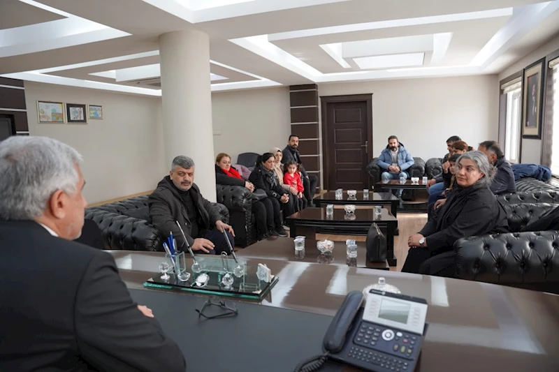 Kahtalı Mıçe’nin ailesinden Kahta Belediyesi’ne teşekkür ziyareti 