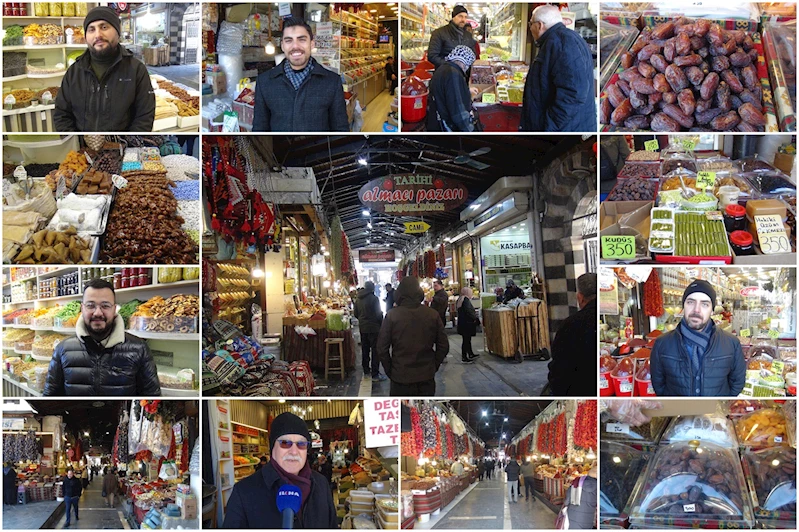 Tarihi Almacı Pazarı Esnafı: Ramazana özel indirimler yapıyoruz