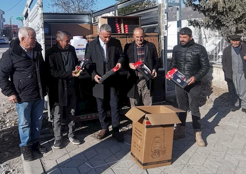 Gölbaşı’nda çiftçilere destek sürüyor 