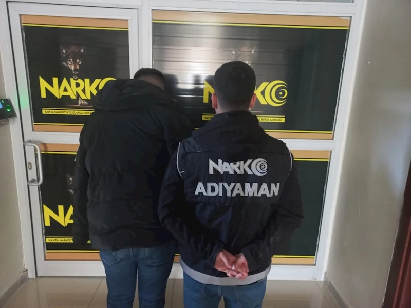 Kahta’da uyuşturucu operasyonuna 1 tutuklama 