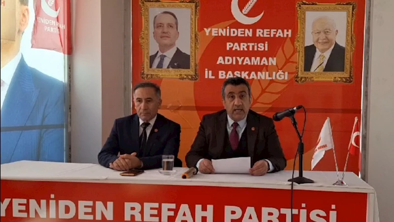 Yeniden Refah Partisi İl Başkanı İsmail Demir: 