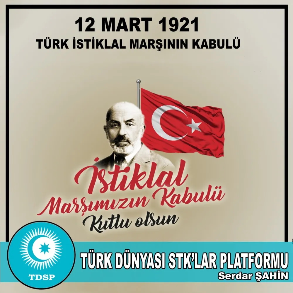 Korkma Sönmez Bu Şafaklarda Yüzen Al Sancak