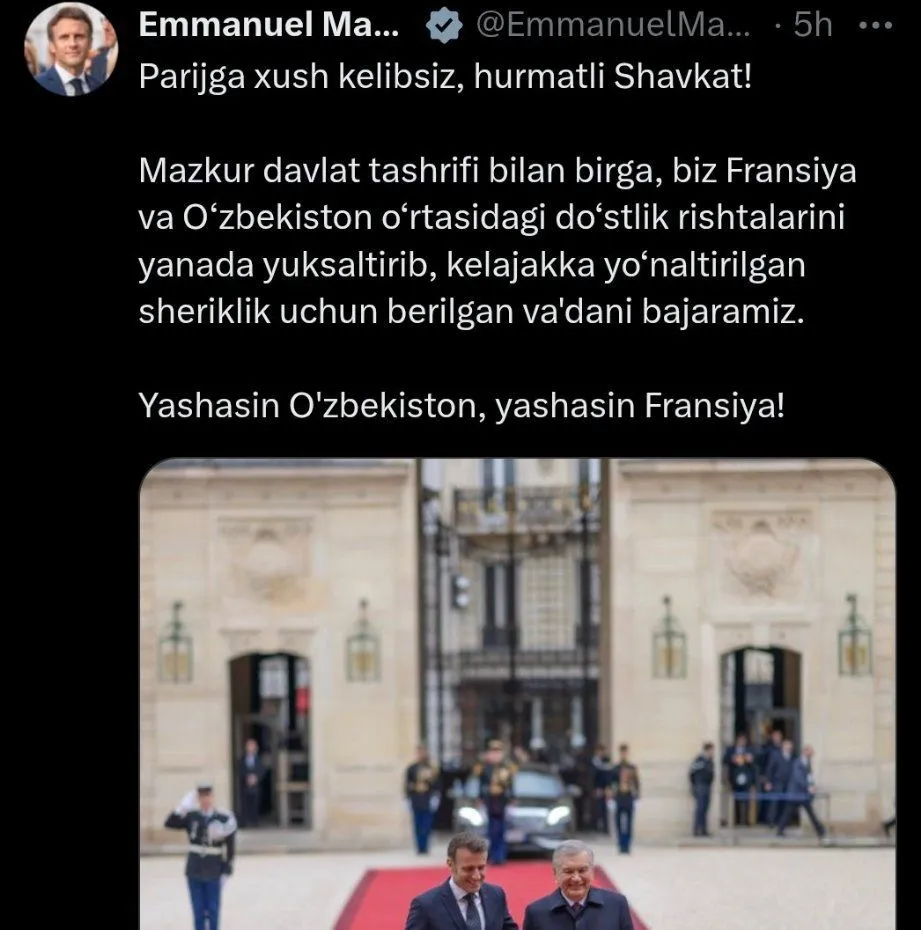 Fransa Cumhurbaşkanı Emmanuel Macron, 