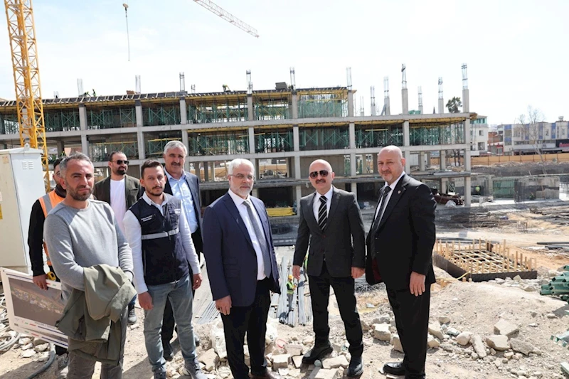 Adıyaman’da Çarşı Projesi Hızla Yükseliyor 