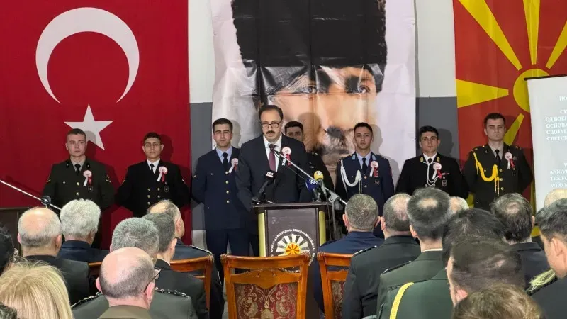 Atatürk, mezun olduğu Kuzey Makedonya’daki Manastır Askeri İdadisi’nde anıldı