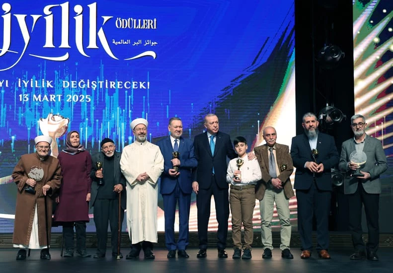 Cumhurbaşkanı Erdoğan, Uluslararası İyilik Ödülleri Töreni