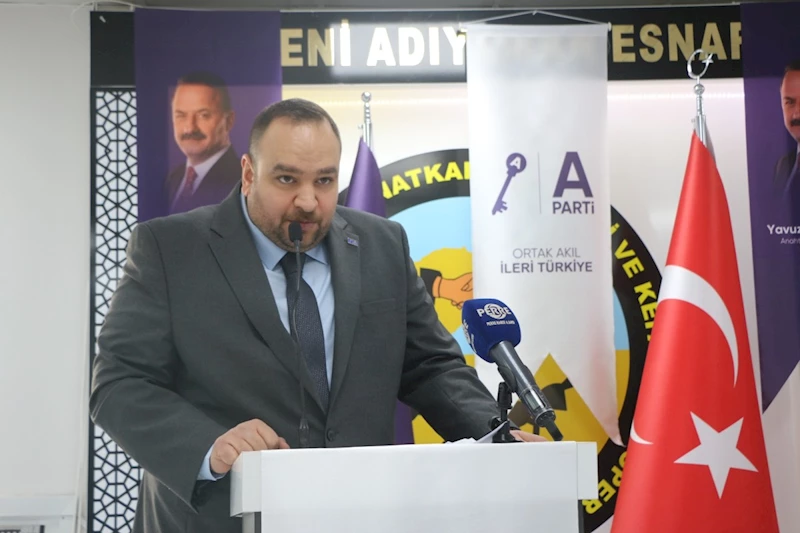 Anahtar Parti İl Başkanı Emircan Ahmet Alsan: 